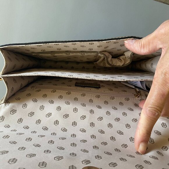 Call It Spring Sage Green Black Structured Shoulder Bag​ - Picture 7 of 14